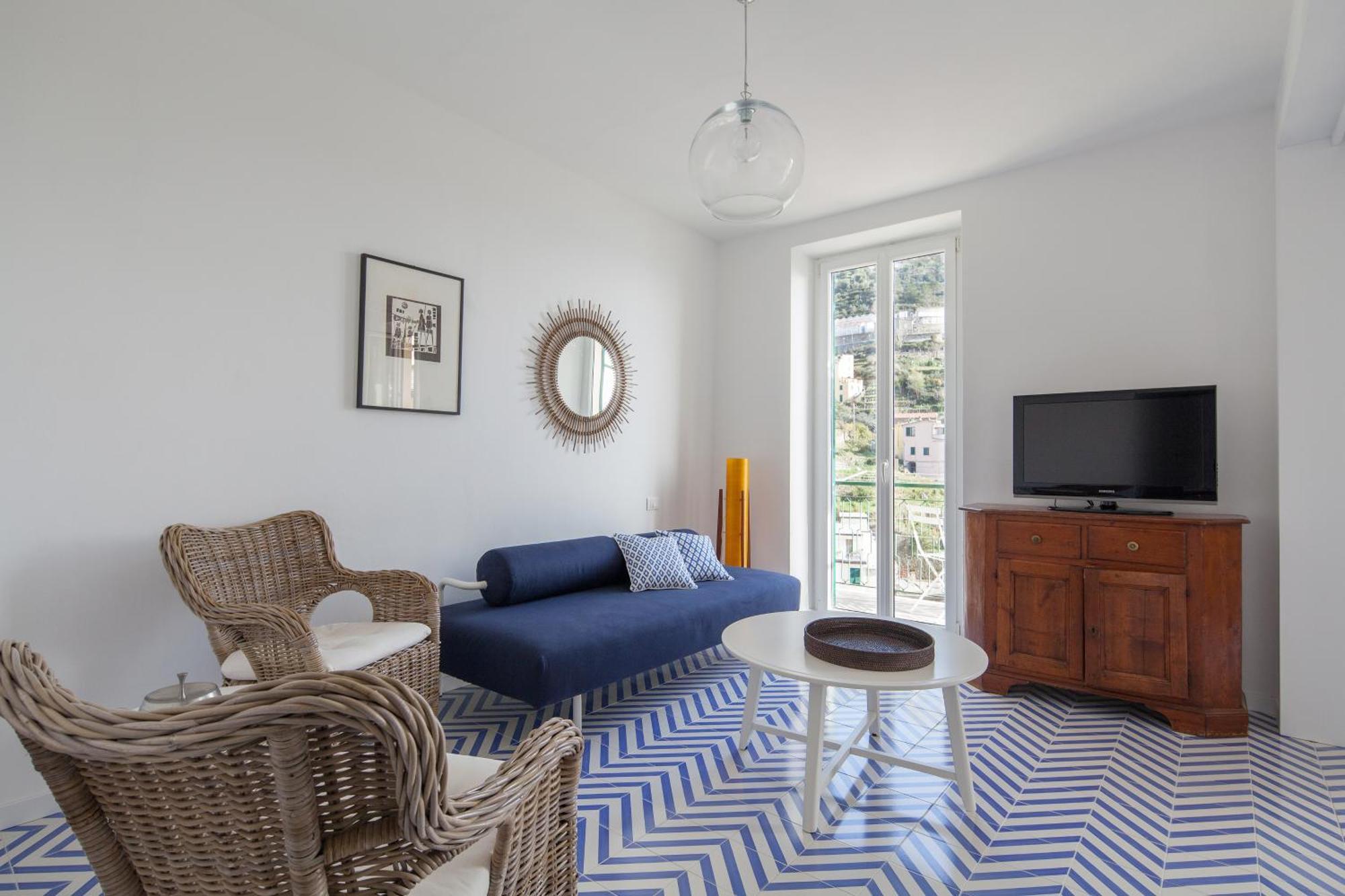 San Giovanni Apt, Seaview Terrace, 2 Aircondo Bdr, Easy From Train Or Private Parking * Riomaggiore